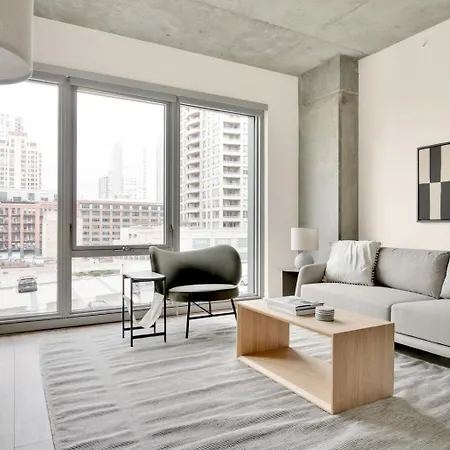 Appartamento W Loop 1Br W Pool Gym Lounge Nr L Chi-746